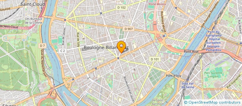 localisation de l'entreprise ALTIORE LEVAGE à BOULOGNE-BILLANCOURT