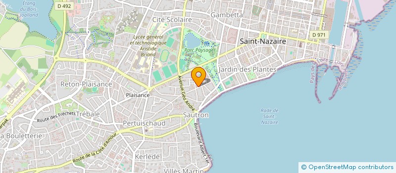 localisation de l'entreprise ALTIORIS AERO CONSEIL  SAINT-NAZAIRE