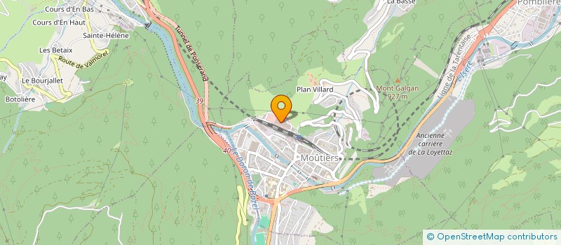 localisation de l'entreprise ALTIPERFORMANCE à MOUTIERS