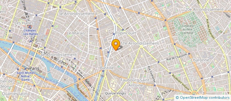 localisation de l'entreprise ALTIPLANO - ARCHITECTURE PAYSAGE TERRITOIRE  PARIS