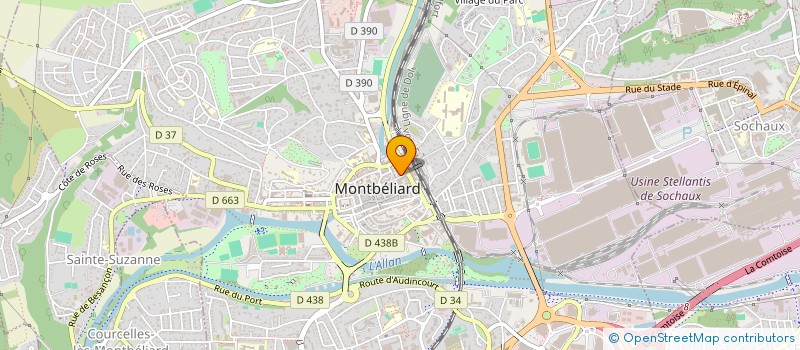 localisation de l'entreprise ALTIPROMOTION à MONTBELIARD