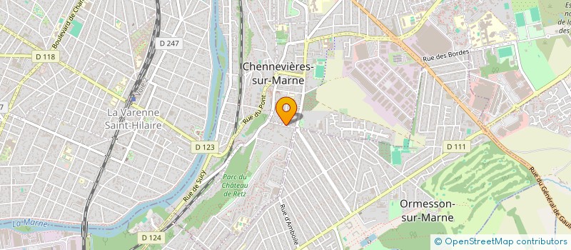 localisation de l'entreprise ALTIS à CHENNEVIERES-SUR-MARNE