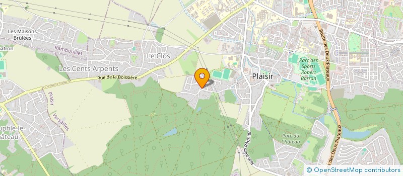 localisation de l'entreprise ALTIS à PLAISIR