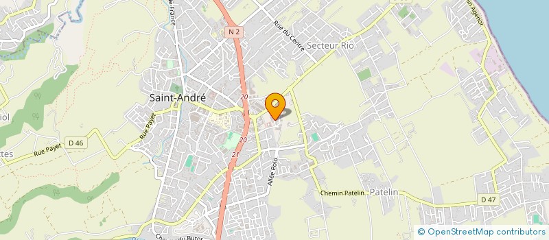 localisation de l'entreprise ALTIS  SAINT-ANDRE