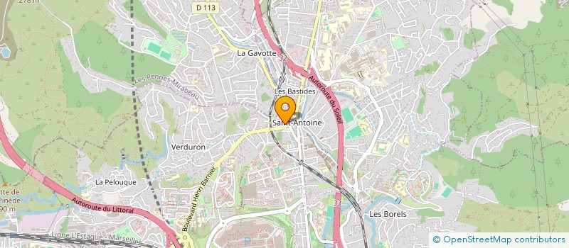 localisation de l'entreprise ALTIS +  MARSEILLE
