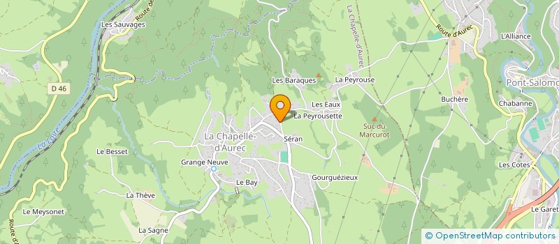 localisation de l'entreprise ALTIS  LA CHAPELLE-D'AUREC