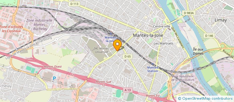 localisation de l'entreprise ALTIS  MANTES-LA-VILLE