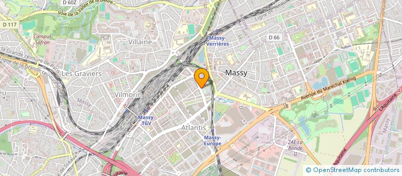 localisation de l'entreprise ALTIS CAR  MASSY