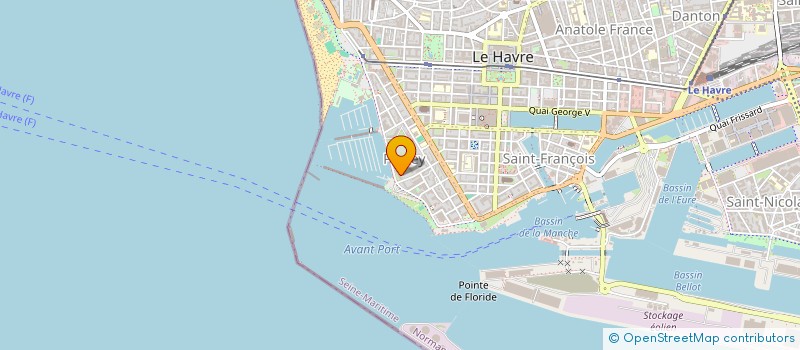 localisation de l'entreprise ALTIS GESTION  LE HAVRE