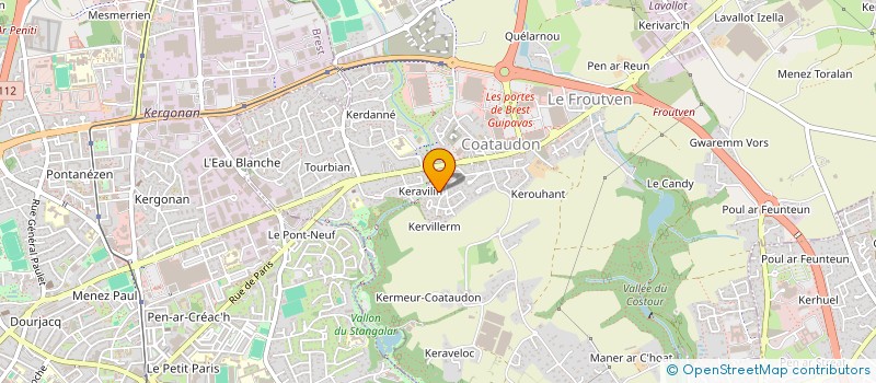 localisation de l'entreprise ALTIS GESTION  GUIPAVAS