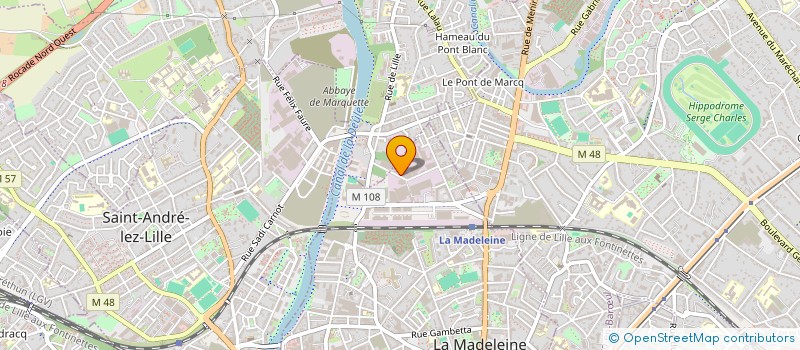 localisation de l'entreprise ALTIS MARCHAND DE BIENS à LA MADELEINE