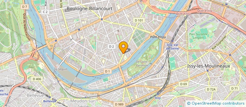 localisation de l'entreprise ALTIS PARTNERS  BOULOGNE-BILLANCOURT