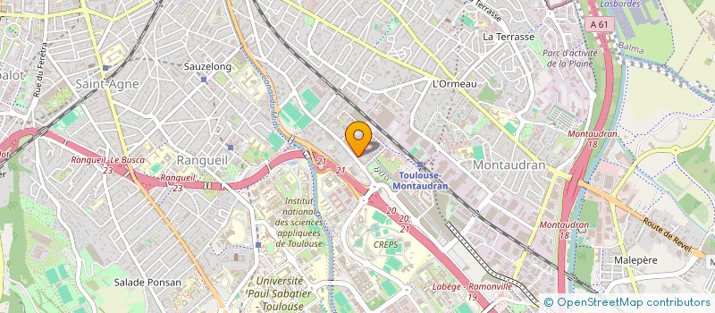 localisation de l'entreprise ALTIS PLUS à TOULOUSE