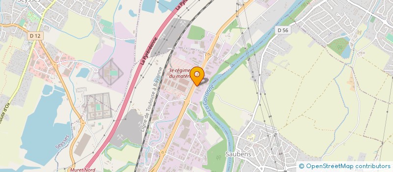 localisation de l'entreprise ALTIS ROQUES  MURET