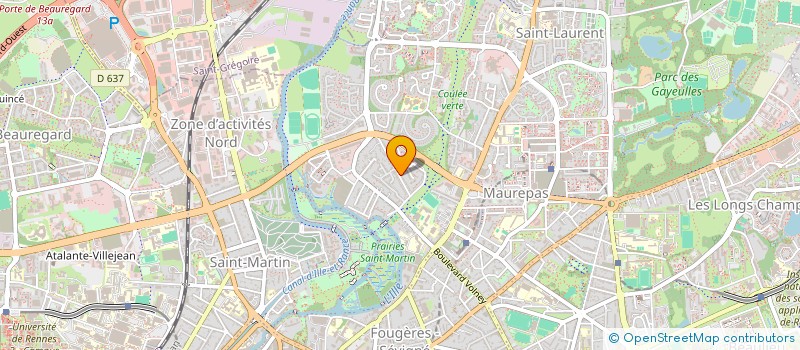 localisation de l'entreprise ALTIS, STE EN LIQUIDATION  RENNES