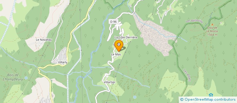 localisation de l'entreprise ALTISELF 3000  LES BELLEVILLE