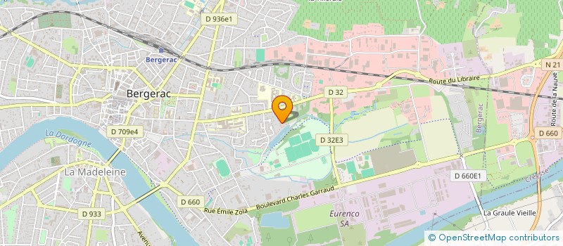 localisation de l'entreprise ALTISMEDIA à BERGERAC