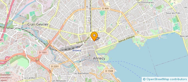 localisation de l'entreprise ALTISS à ANNECY