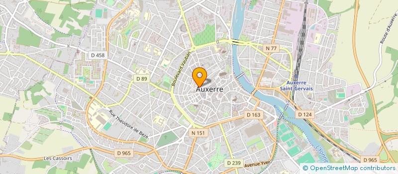 localisation de l'entreprise ALTISSIODOR à AUXERRE