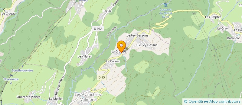 localisation de l'entreprise ALTISURFACE  LES AVANCHERS-VALMOREL