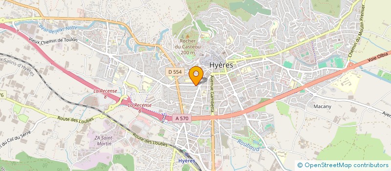 localisation de l'entreprise ALTITO CONSEILS à HYERES