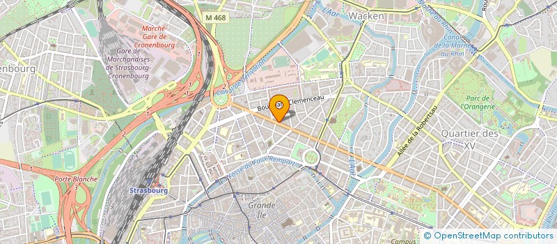localisation de l'entreprise ALTITONA à STRASBOURG
