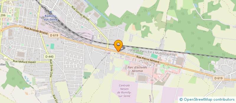 localisation de l'entreprise ALTITUDE 10000  ROMILLY-SUR-SEINE