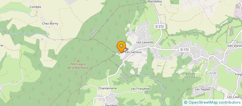 localisation de l'entreprise ALTITUDE 1005  CUVAT