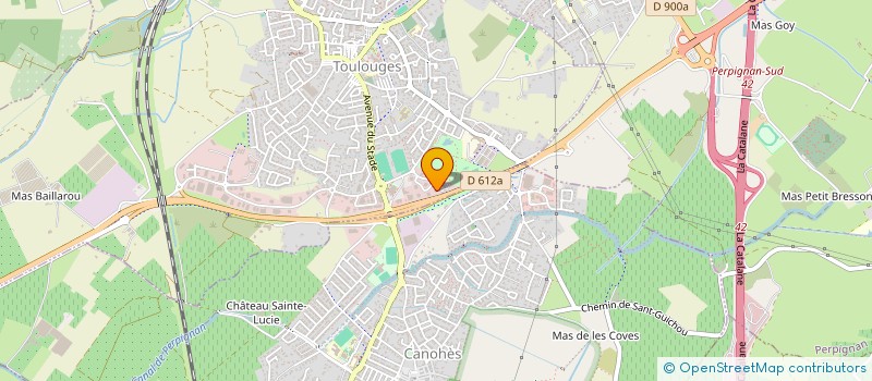 localisation de l'entreprise ALTITUDE 1650  TOULOUGES