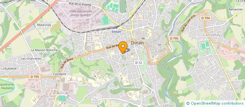 localisation de l'entreprise ALTITUDE 22  DINAN