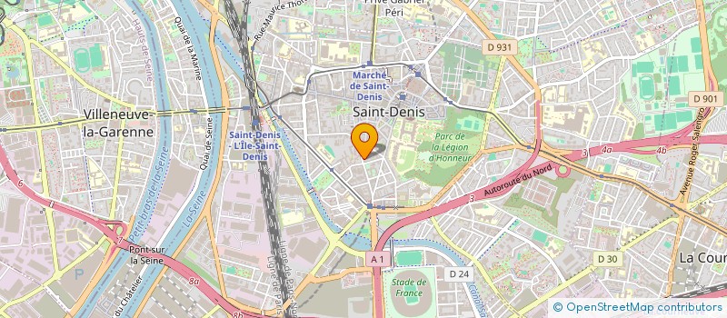 localisation de l'entreprise ALTITUDE 35 à SAINT-DENIS