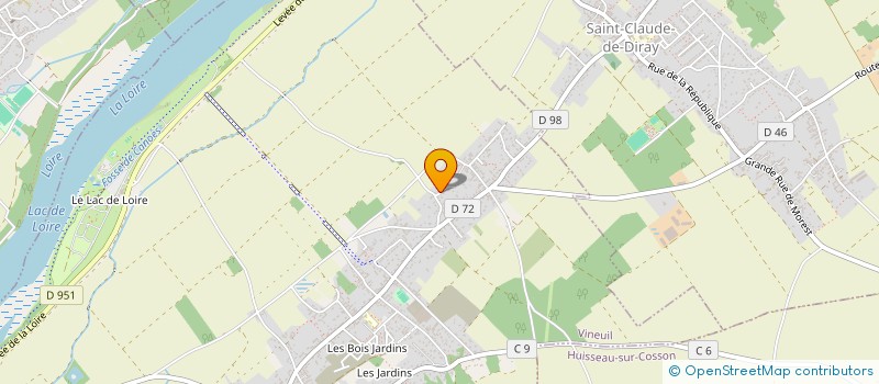 localisation de l'entreprise ALTITUDE 41 à VINEUIL