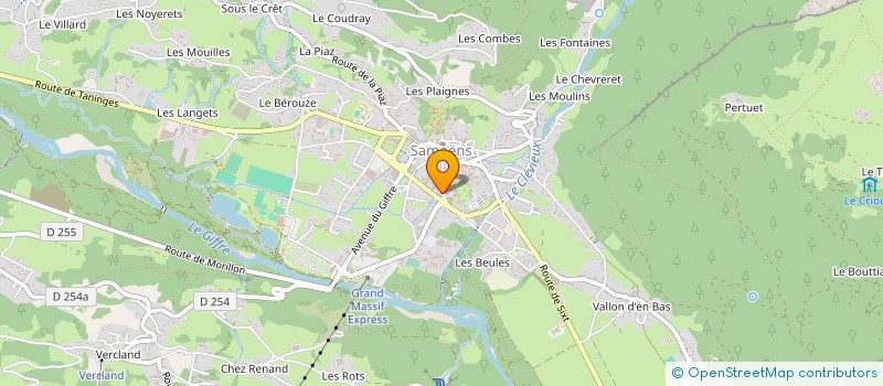 localisation de l'entreprise ALTITUDE  SAMOENS