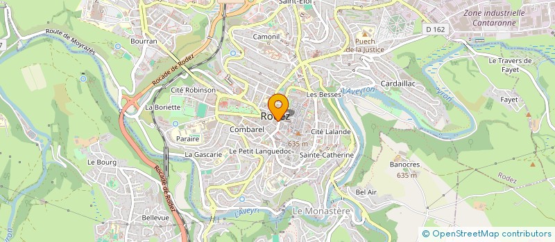 localisation de l'entreprise ALTITUDE à RODEZ