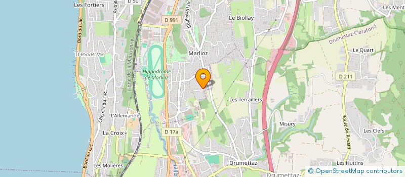 localisation de l'entreprise ALTITUDE 615  AIX-LES-BAINS