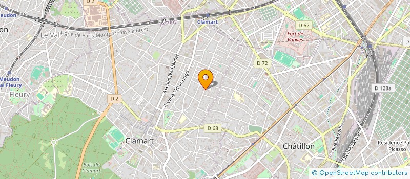 localisation de l'entreprise ALTITUDE 75 à CLAMART