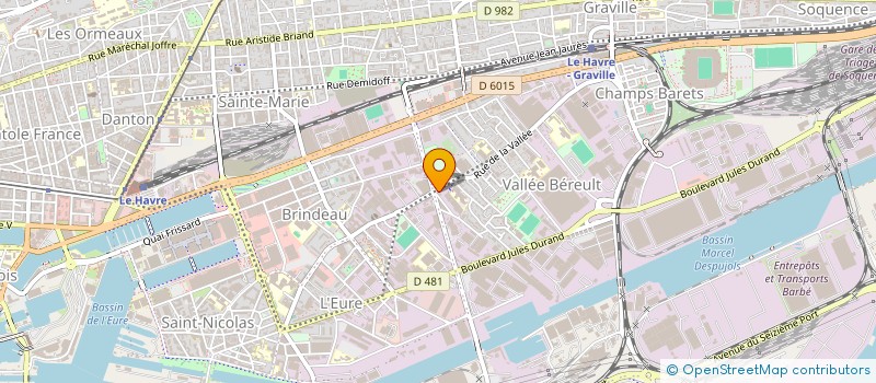 localisation de l'entreprise ALTITUDE à LE HAVRE