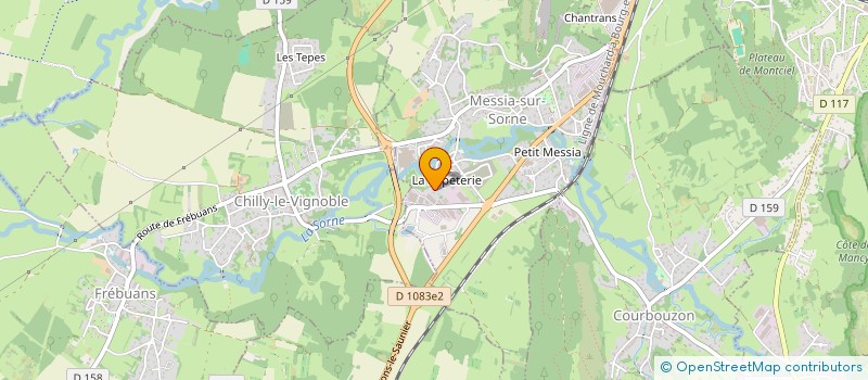 localisation de l'entreprise ALTITUDE 850  MESSIA-SUR-SORNE