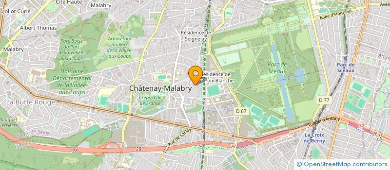 localisation de l'entreprise ALTITUDE à CHATENAY-MALABRY