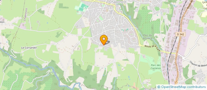 localisation de l'entreprise ALTITUDE  CHAPONOST