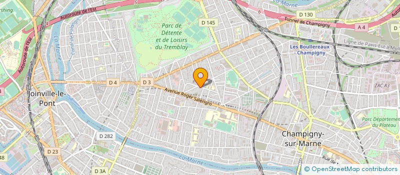 localisation de l'entreprise ALTITUDE à CHAMPIGNY-SUR-MARNE