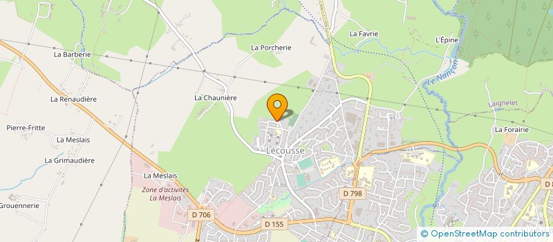 localisation de l'entreprise ALTITUDE AGENCEMENT  LECOUSSE