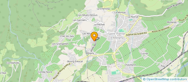 localisation de l'entreprise ALTITUDE CARLINA  ROTHERENS