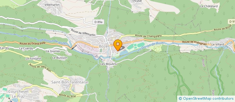 localisation de l'entreprise ALTITUDE CF à BOZEL