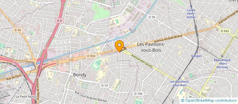 localisation de l'entreprise ALTITUDE CONSEIL à LES PAVILLONS-SOUS-BOIS