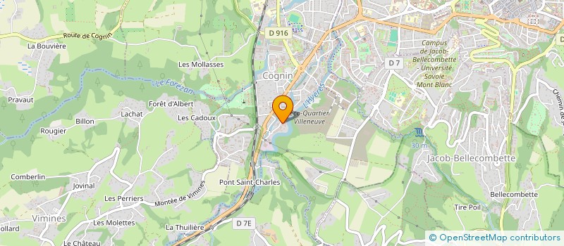 localisation de l'entreprise ALTITUDE CONSEIL  COGNIN