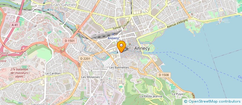localisation de l'entreprise ALTITUDE CORPORATE-FINANCE à ANNECY
