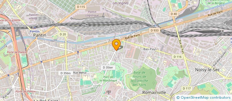 localisation de l'entreprise ALTITUDE DATA  PARIS