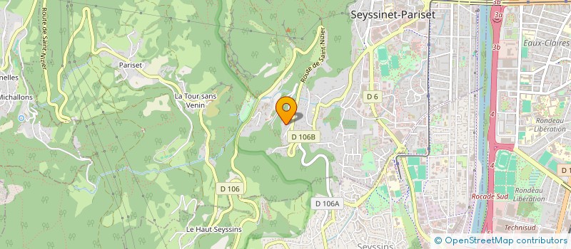 localisation de l'entreprise ALTITUDE DC  SEYSSINET-PARISET