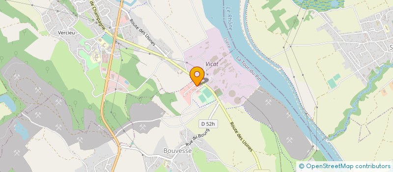 localisation de l'entreprise ALTITUDE ECHAFAUDAGE SUD EST à CHANAS